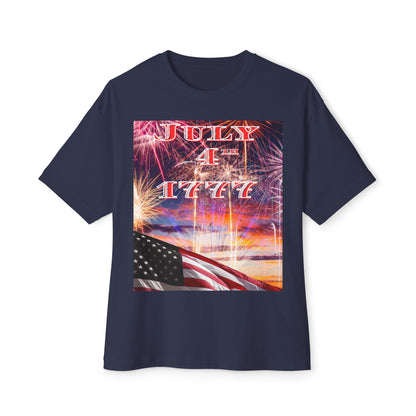 July 4th 1777 Tee – Oversized Box Graphic T-Shirt
