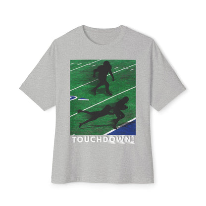 Touchdown Football Tee – Oversized Box Graphic T-Shirt