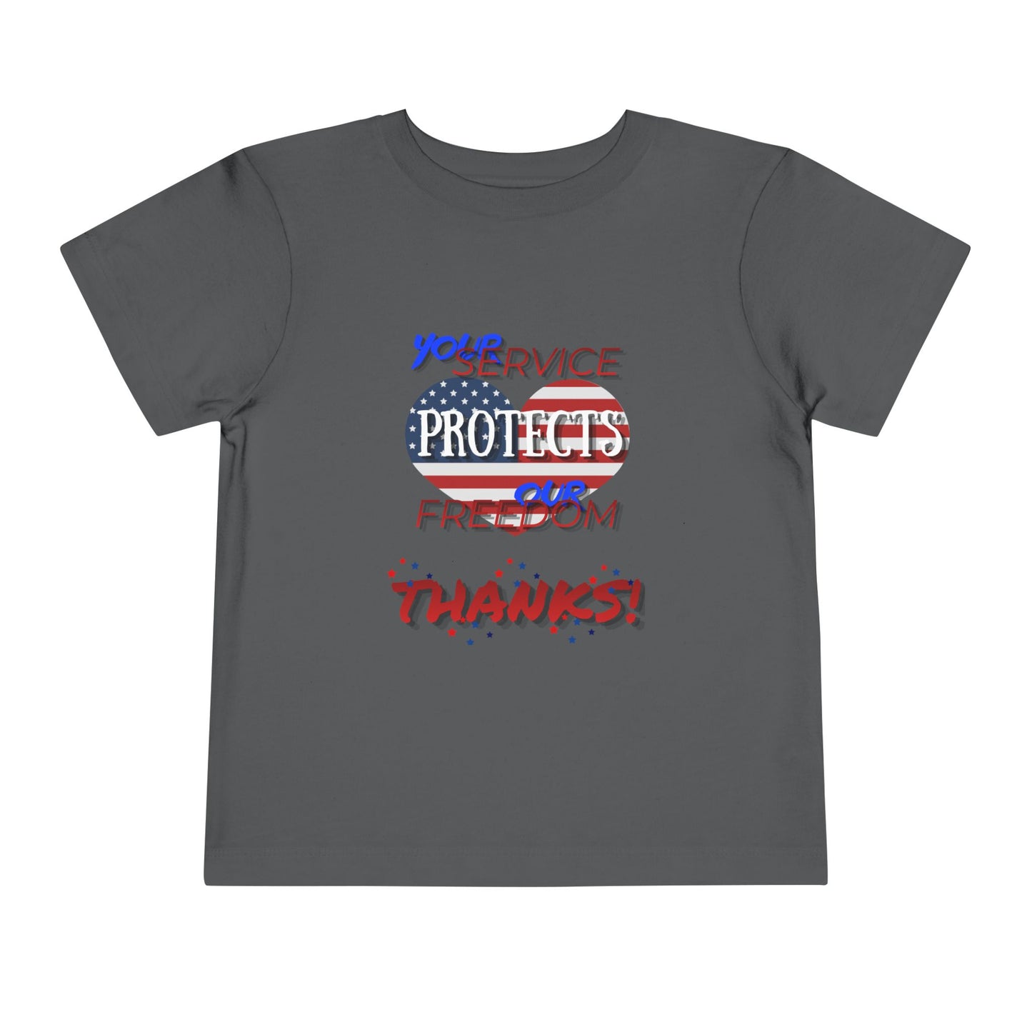 Thanks 4 Service Memorial Day — Toddler Graphic T-Shirt