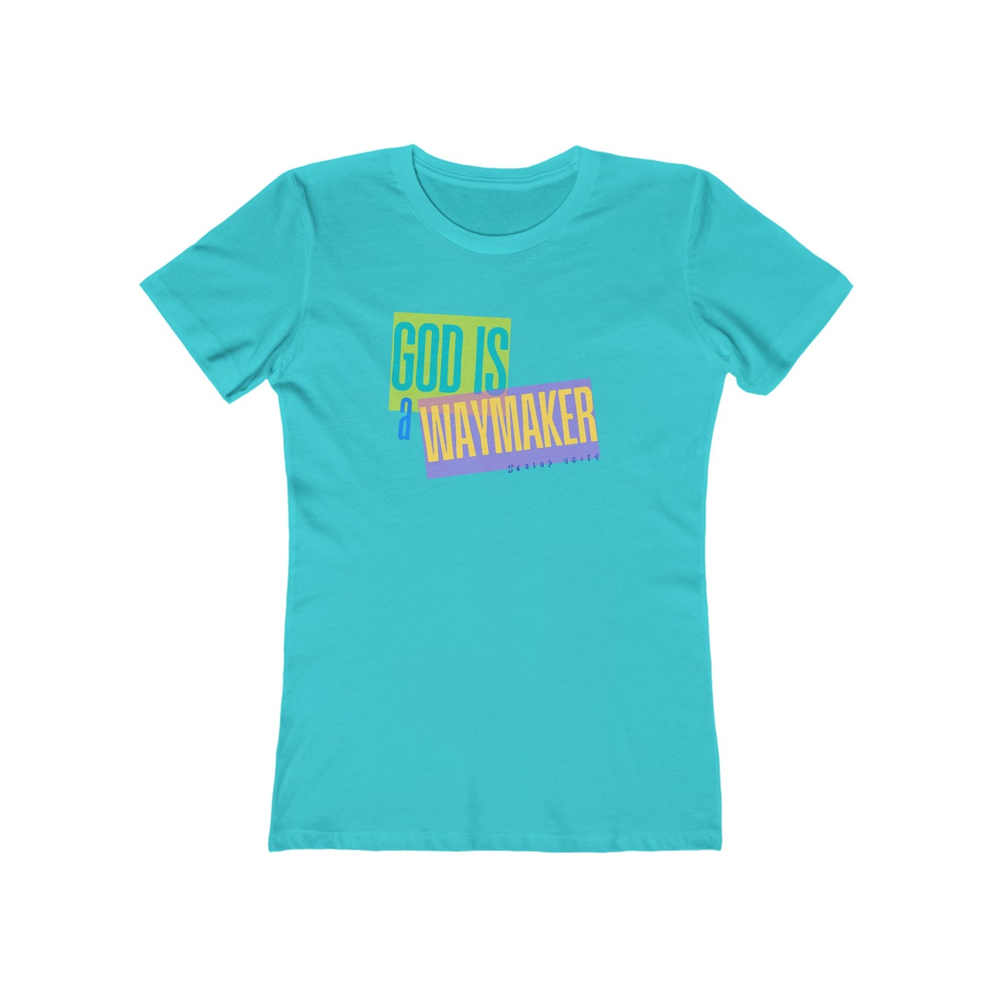 God is a Waymaker Tee - Women’s Boyfriend Fit Celebration T-Shirt