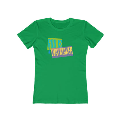 God is a Waymaker Tee - Women’s Boyfriend Fit Celebration T-Shirt