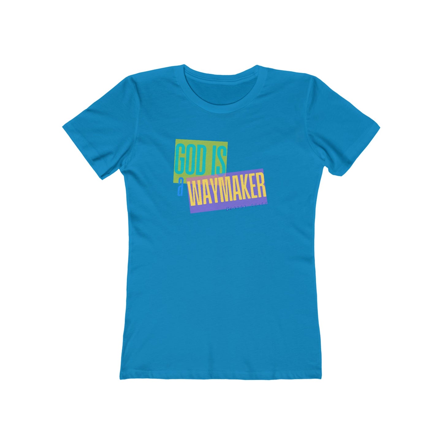 God is a Waymaker Tee - Women’s Boyfriend Fit Celebration T-Shirt