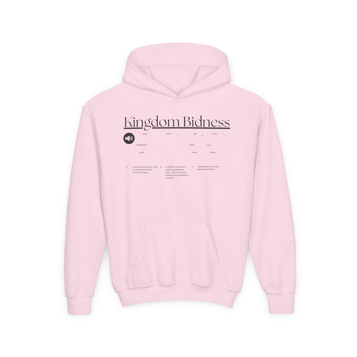 Kingdom - Kids/Youth Hoodie Gildan 18500B