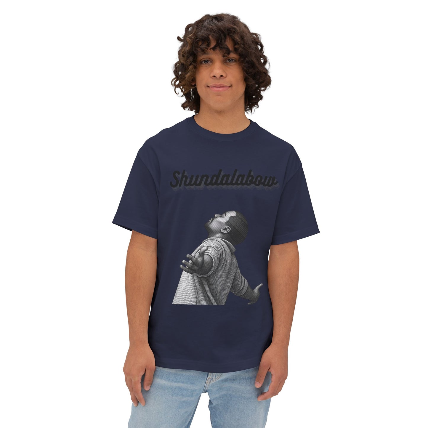 He Shundalabow – Oversized Box Graphic T-Shirt