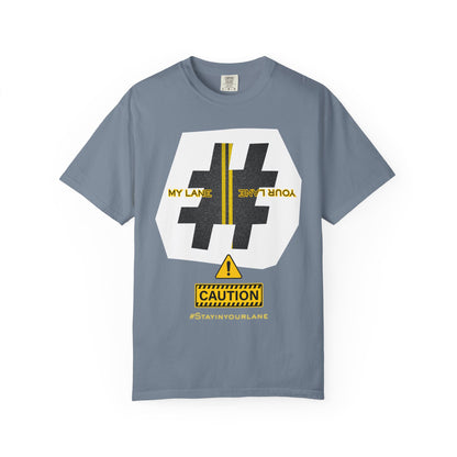 Black White Yellow Lanes Tee - Unisex T-shirt