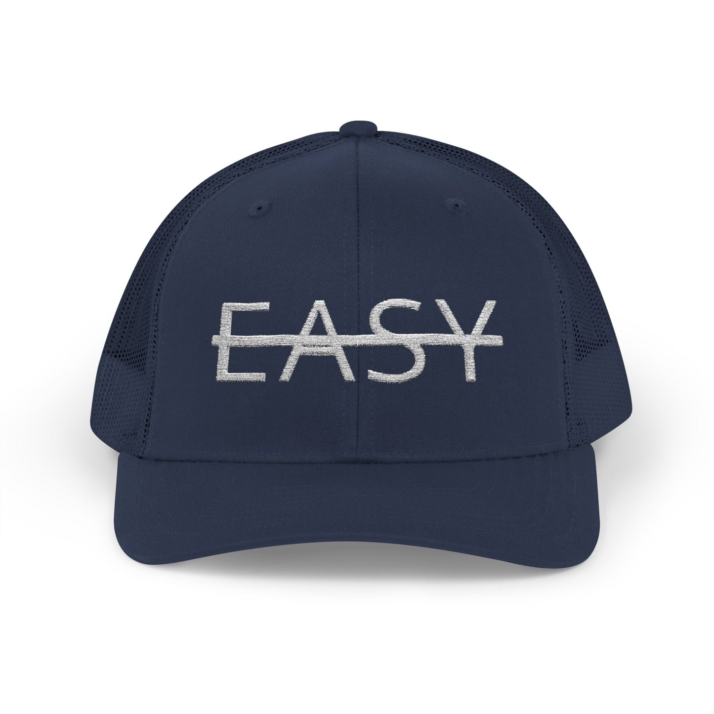 Unisex Not Easy Snapback Trucker Cap - Embroidered