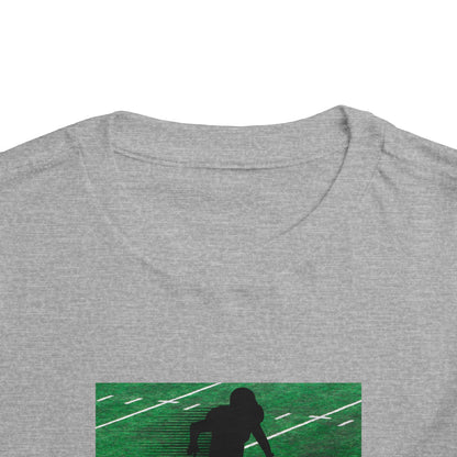 Touchdown Football Tee — Toddler Graphic T-Shirt