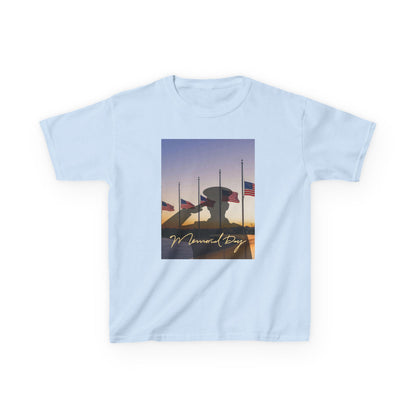 Half Mast Memorial Day Tee — Youth Graphic T-Shirt