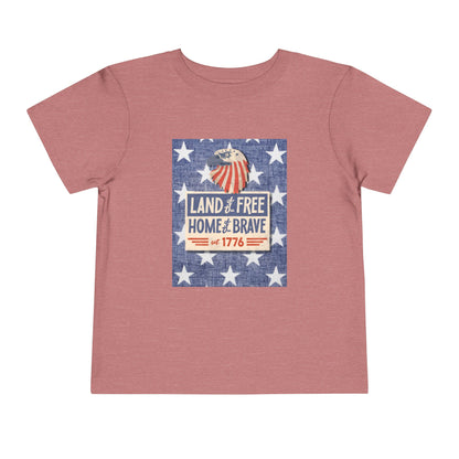 Land of the free Tee - Toddler Graphic T-Shirt