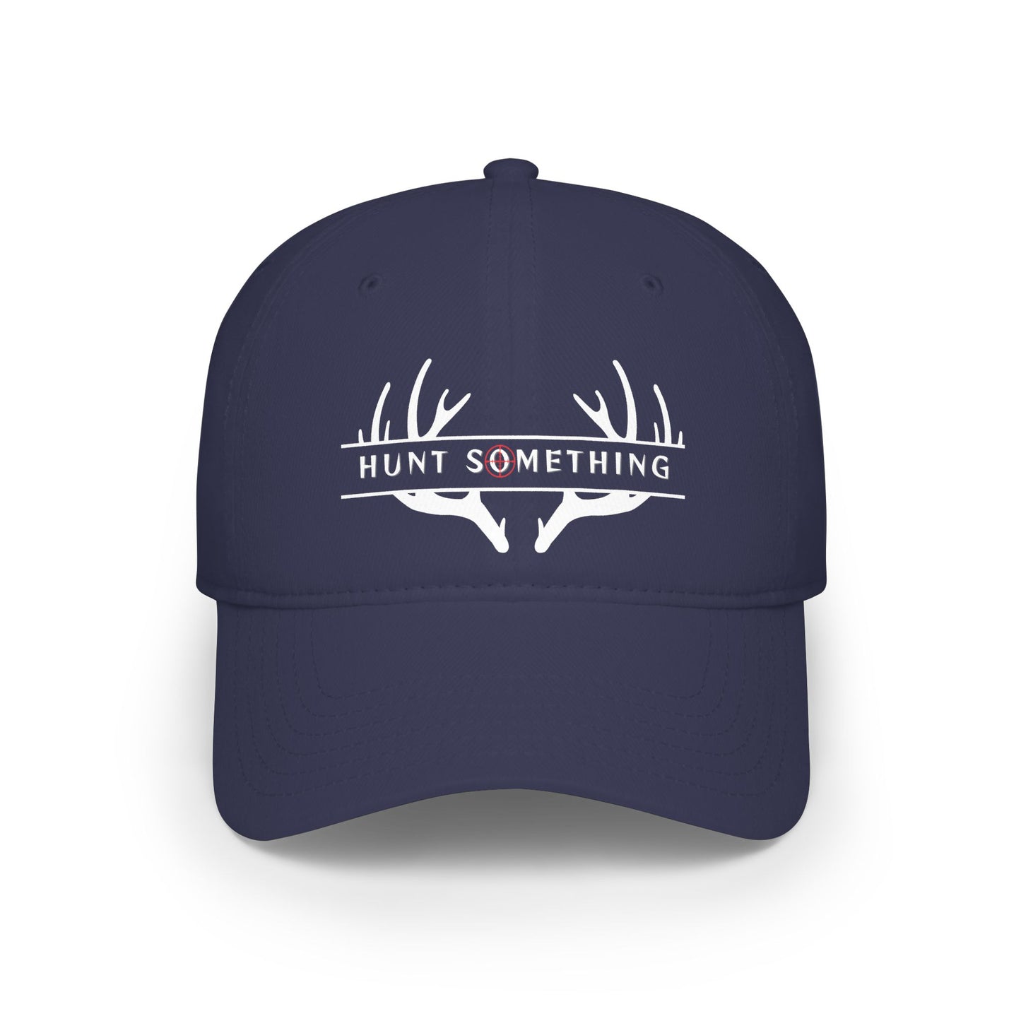 Unisex Hunt Something Deer Low-Profile Baseball Cap - Printed