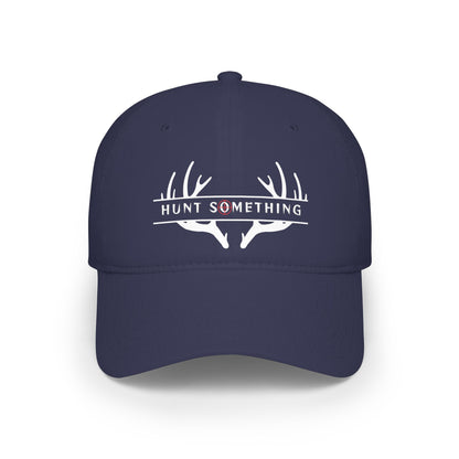Unisex Hunt Something Deer Low-Profile Baseball Cap - Printed