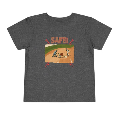 Safe Baseball Tee - Toddler Graphic T-Shirt