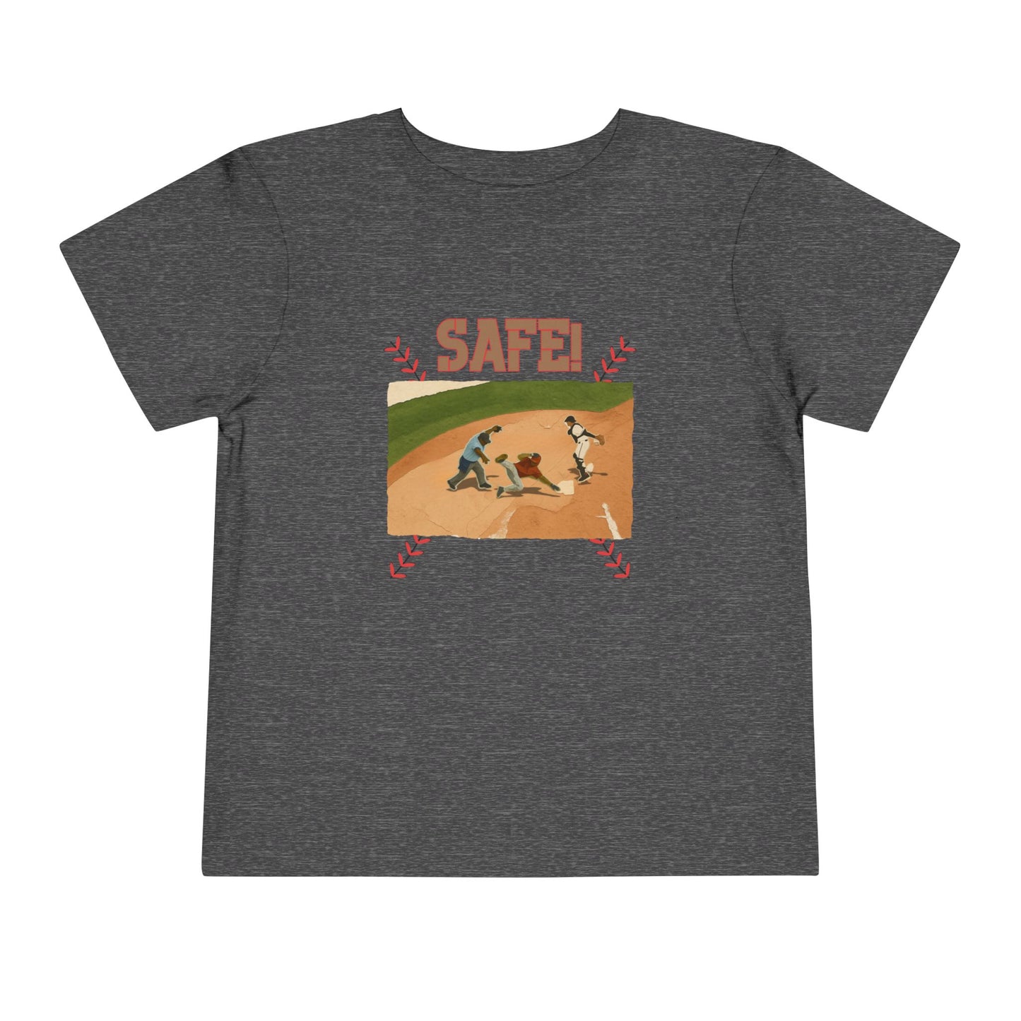 Safe Baseball Tee - Toddler Graphic T-Shirt