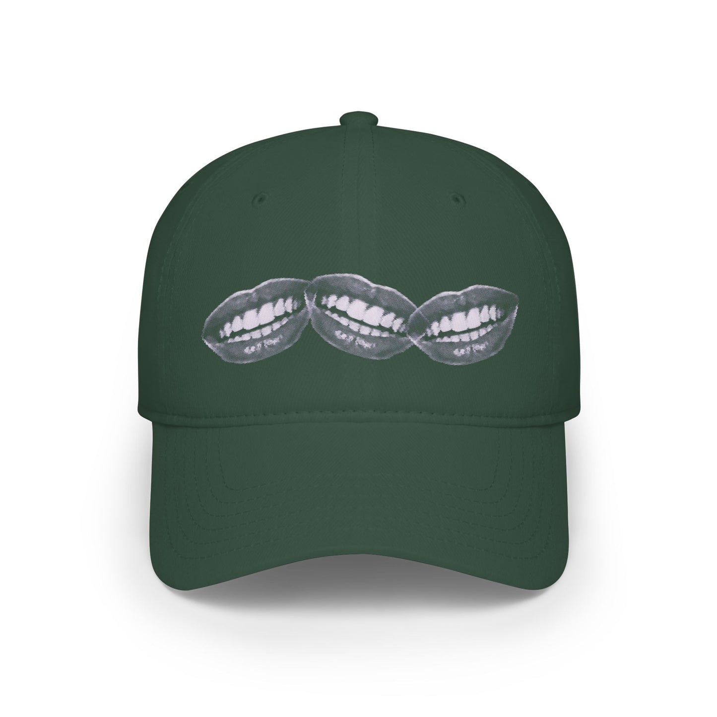 Unisex 3Smile Glitch Low-Profile Baseball Cap - Printed