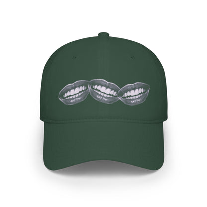 Unisex 3Smile Glitch Low-Profile Baseball Cap - Printed