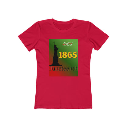 1863 1865 Liberty Juneteenth Tee — Women’s Boyfriend Fit Celebration T-Shirt