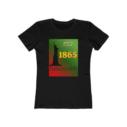1863 1865 Liberty Juneteenth Tee — Women’s Boyfriend Fit Celebration T-Shirt