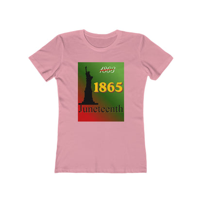 1863 1865 Liberty Juneteenth Tee — Women’s Boyfriend Fit Celebration T-Shirt