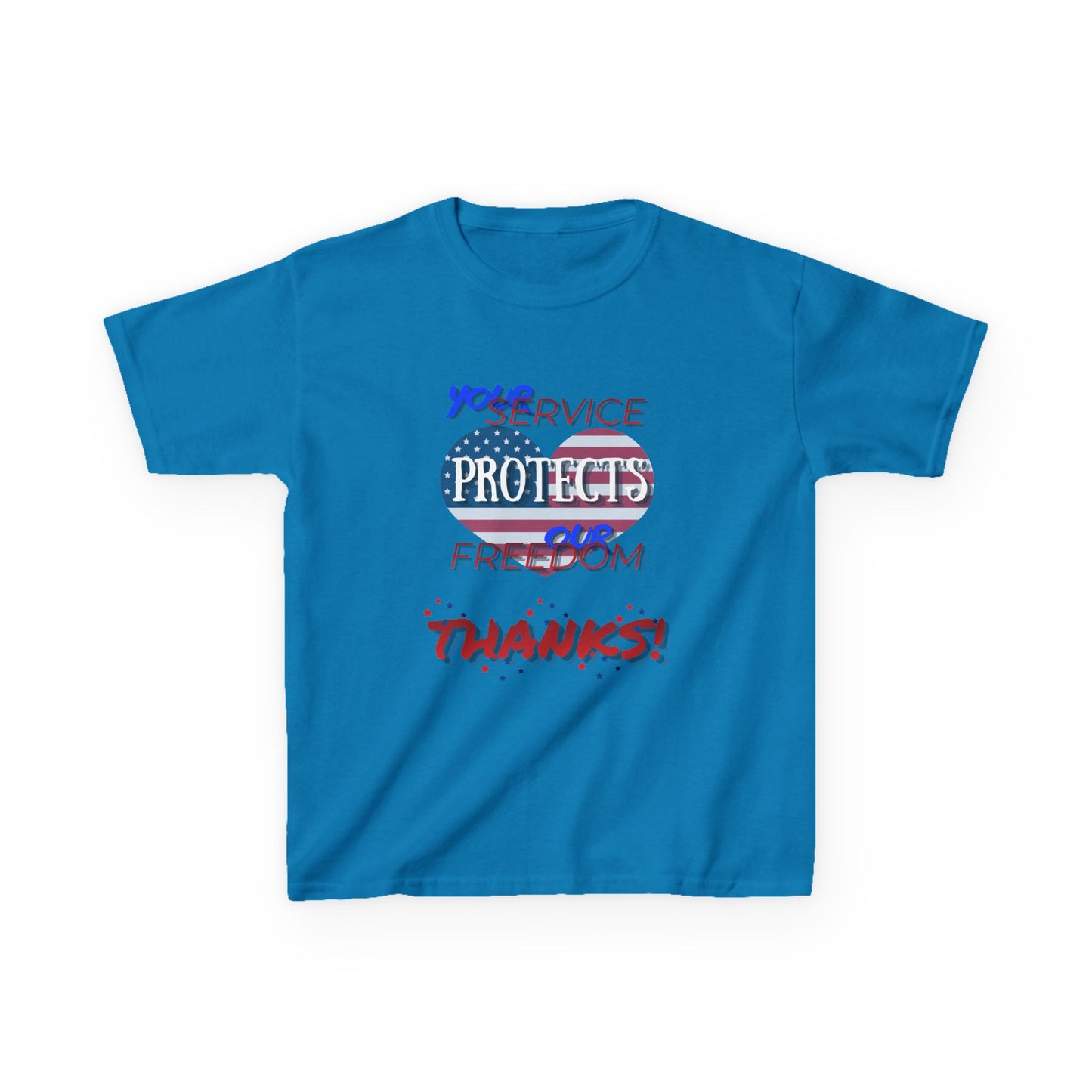 Thanks 4 Service Memorial Day Tee - Kids T-Shirt