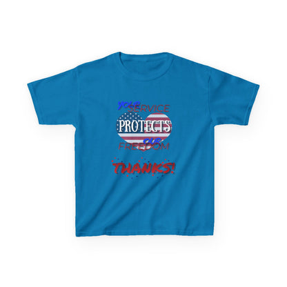 Thanks 4 Service Memorial Day Tee - Kids T-Shirt