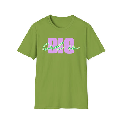 God is BIG (Lavender&Green)Tee - Unisex T- Shirt