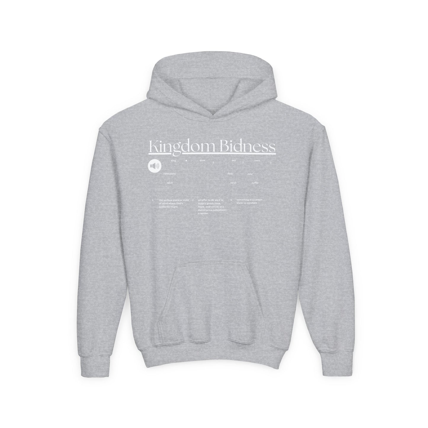 Kingdom - Kids/Youth Hoodie Gildan 18500B