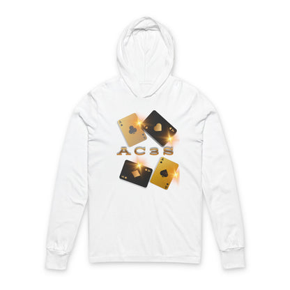 Aces - Hooded Long Sleeve T-Shirt