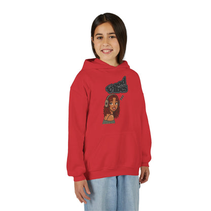Her Cool Vibes - Kids/Youth Hoodie Gildan 18500B