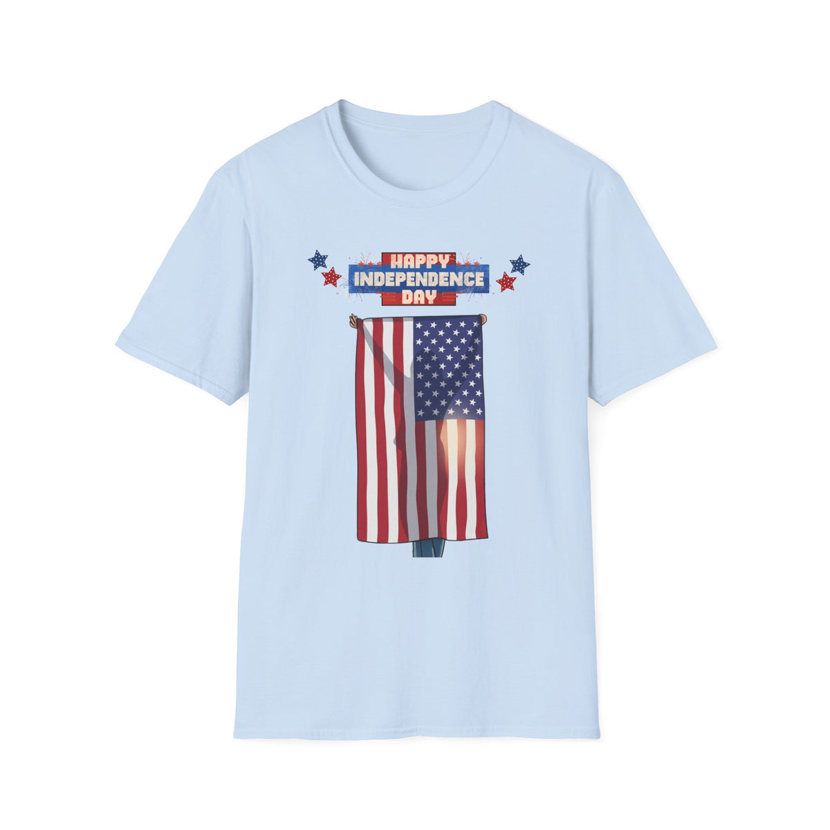 July 4th Flag Holder - G64000 Unisex T- Shirt