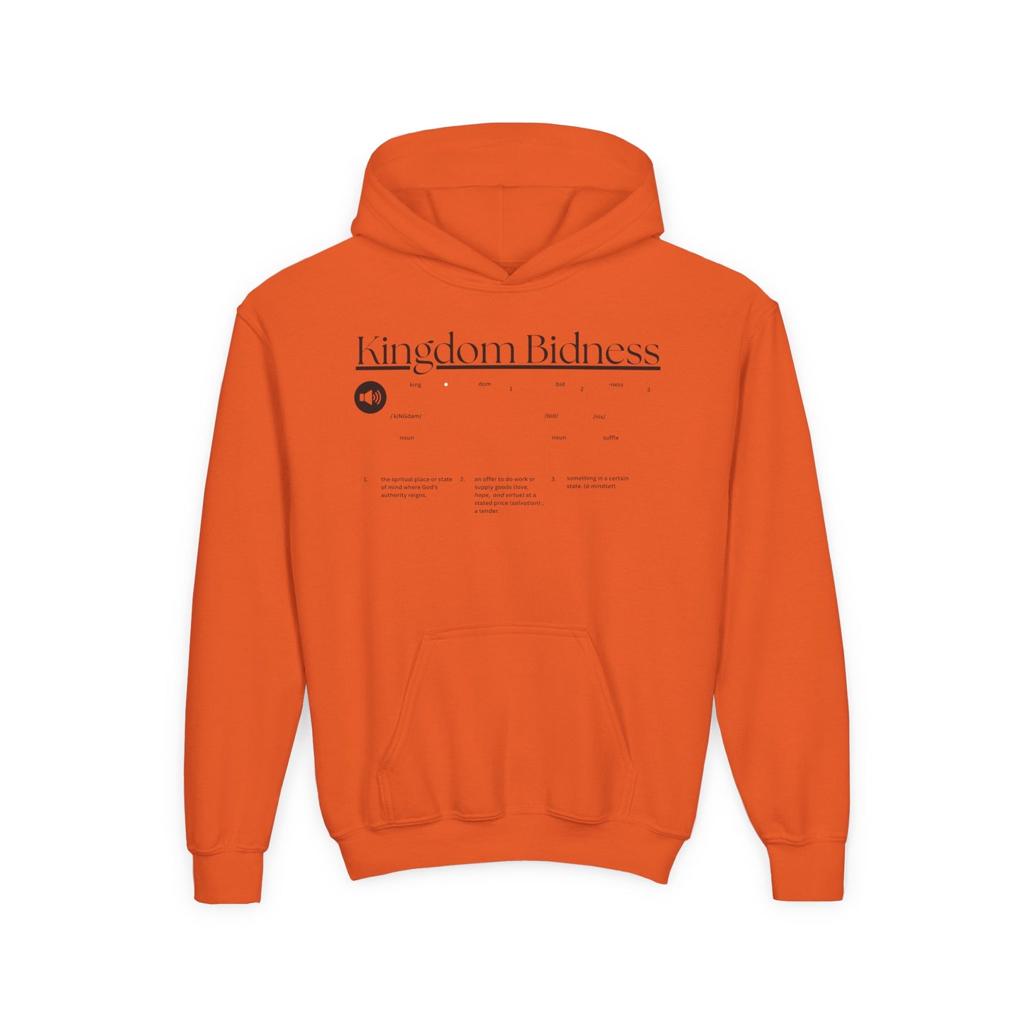 Kingdom - Kids/Youth Hoodie Gildan 18500B