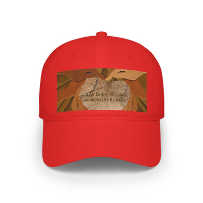 Unisex Family Leaf Low-Profile Baseball Cap - Printed