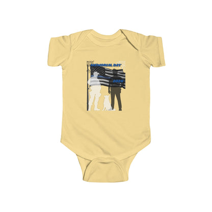 Memorial Day Police 26 Baby Bodysuit – Graphic Infant Onesie