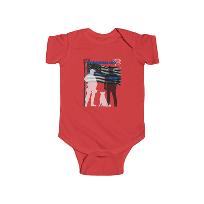 Memorial Day Police 26 Baby Bodysuit – Graphic Infant Onesie