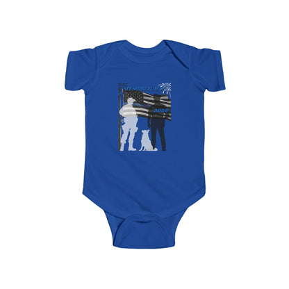 Memorial Day Police 26 Baby Bodysuit – Graphic Infant Onesie