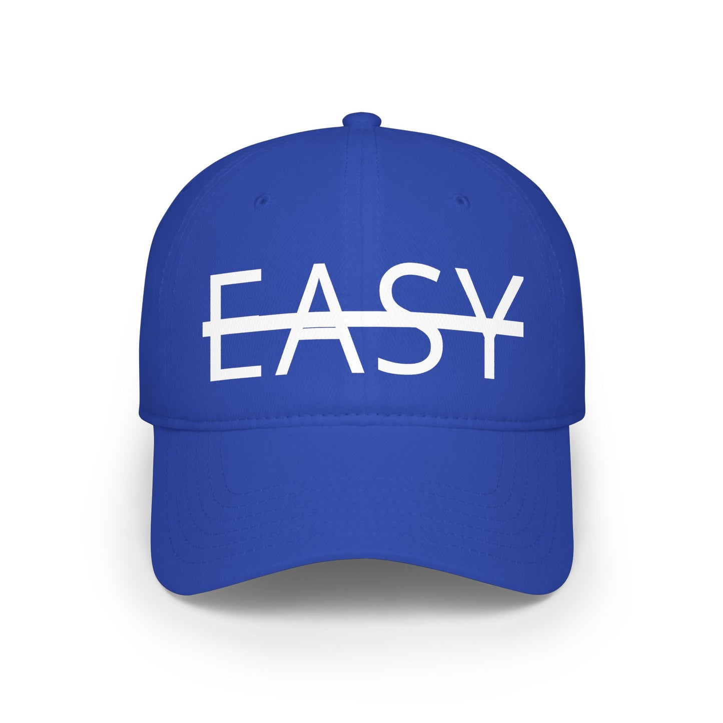 Unisex Not Easy Low-Profile Baseball Cap - Printed