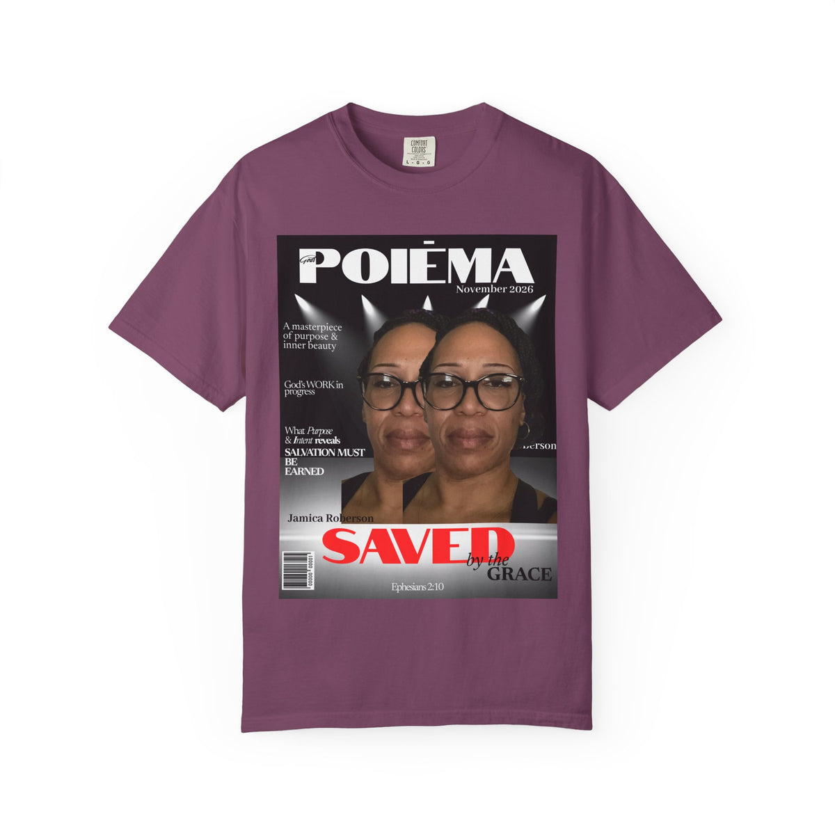 Personalize It! God's Poiema Magazine Tee - Unisex CC1717 T-shirt