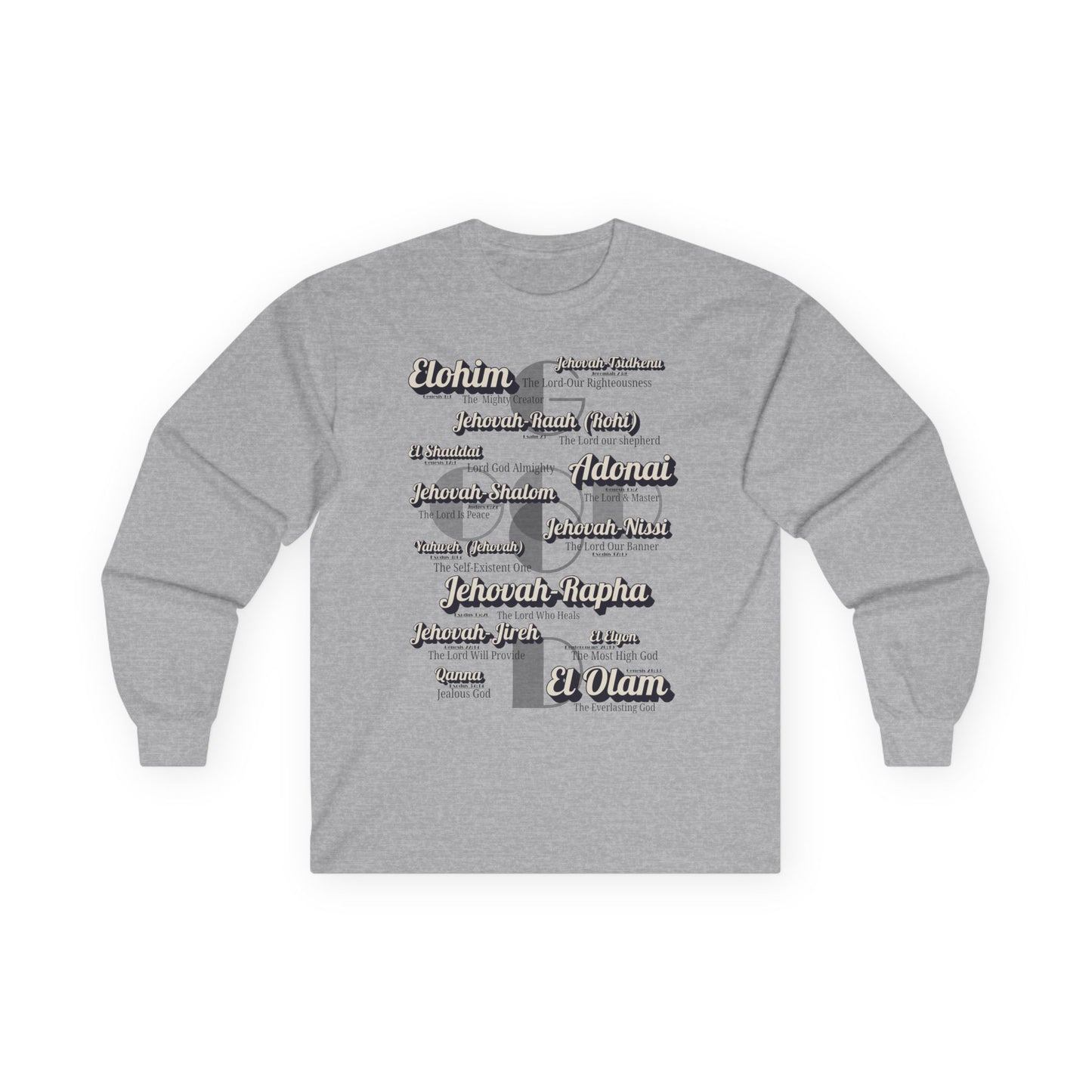 Names of God - Unisex Long Sleeve Tee