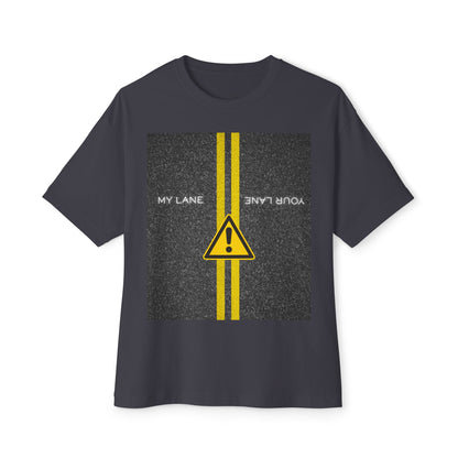 Lanes Tee – Oversized Box Graphic T-Shirt