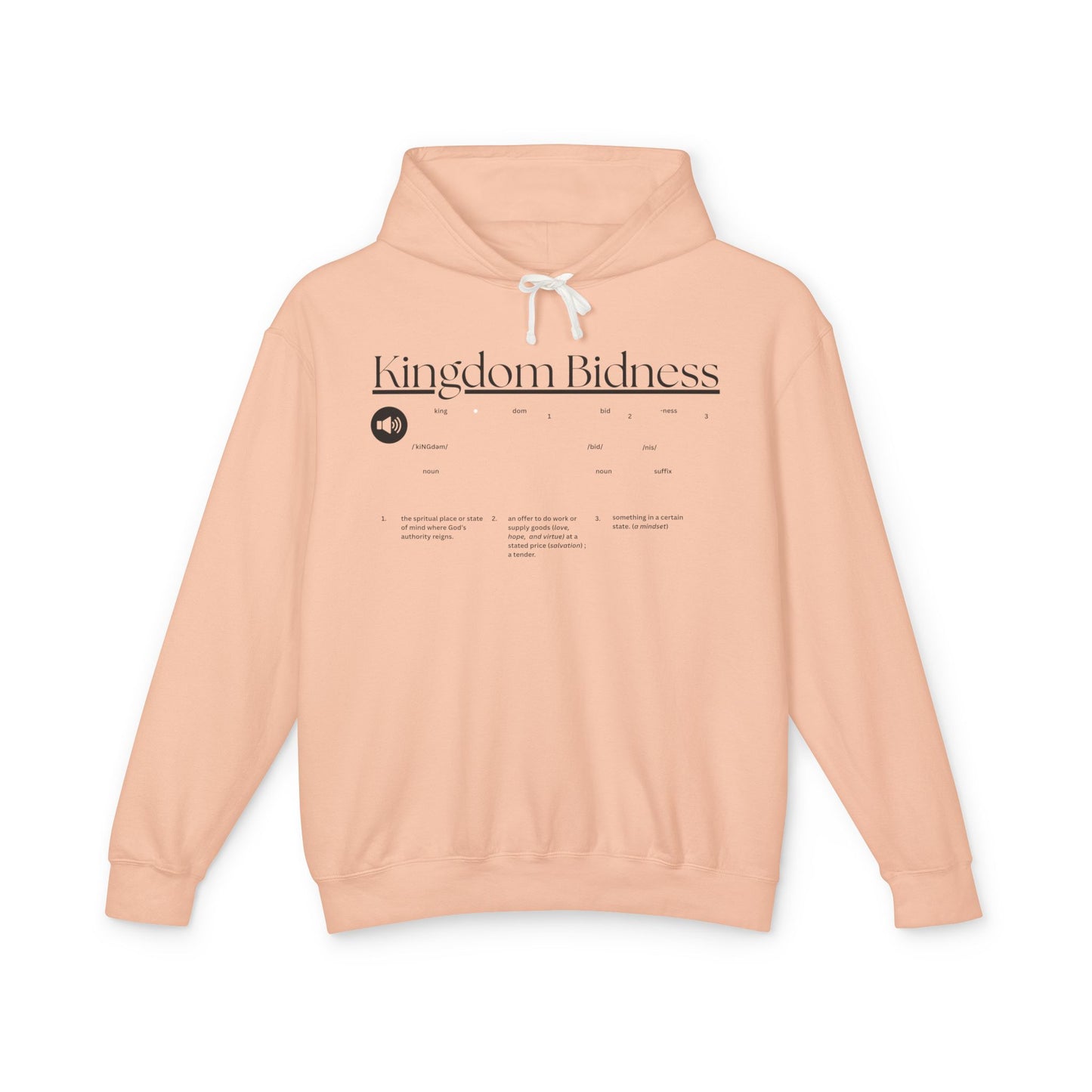 Kingdom — Unisex Lightweight Hooded Sweatshirt