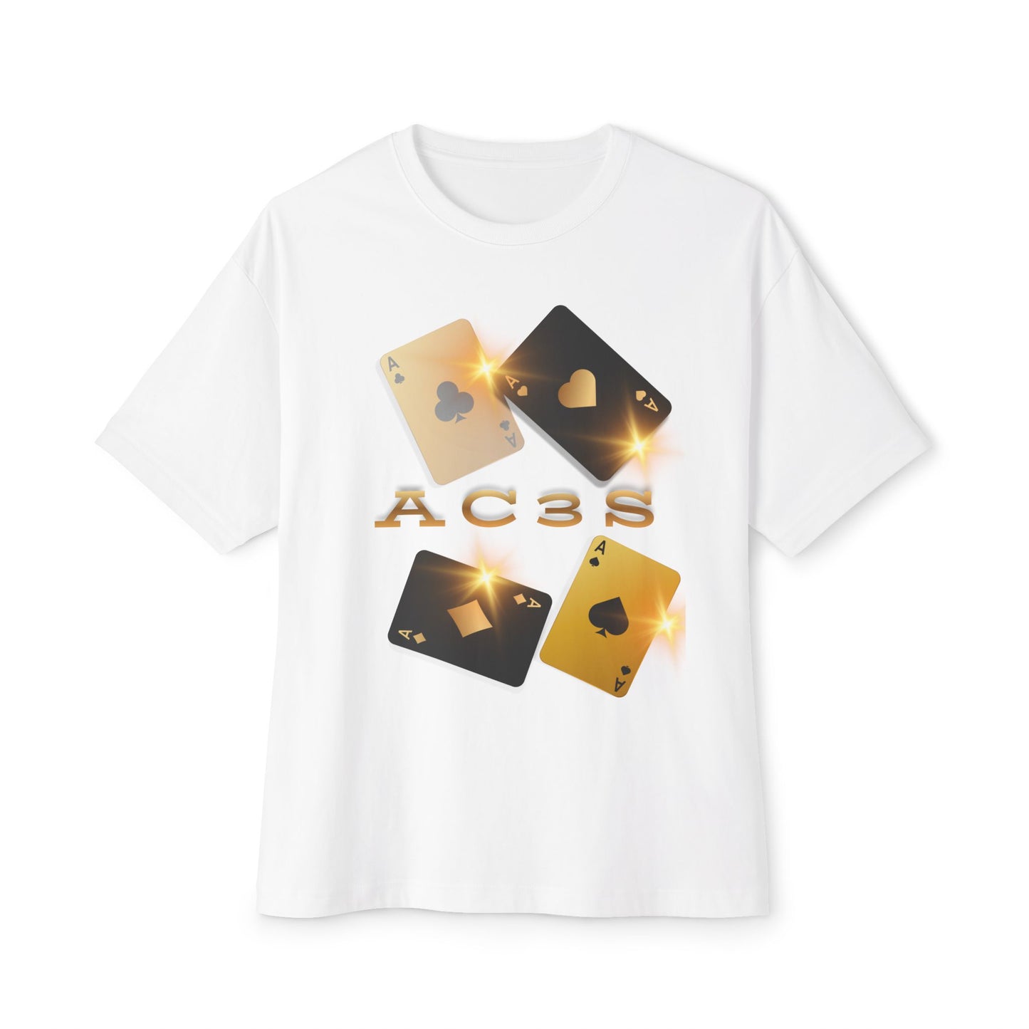 Aces Tee – Oversized Box Graphic T-Shirt