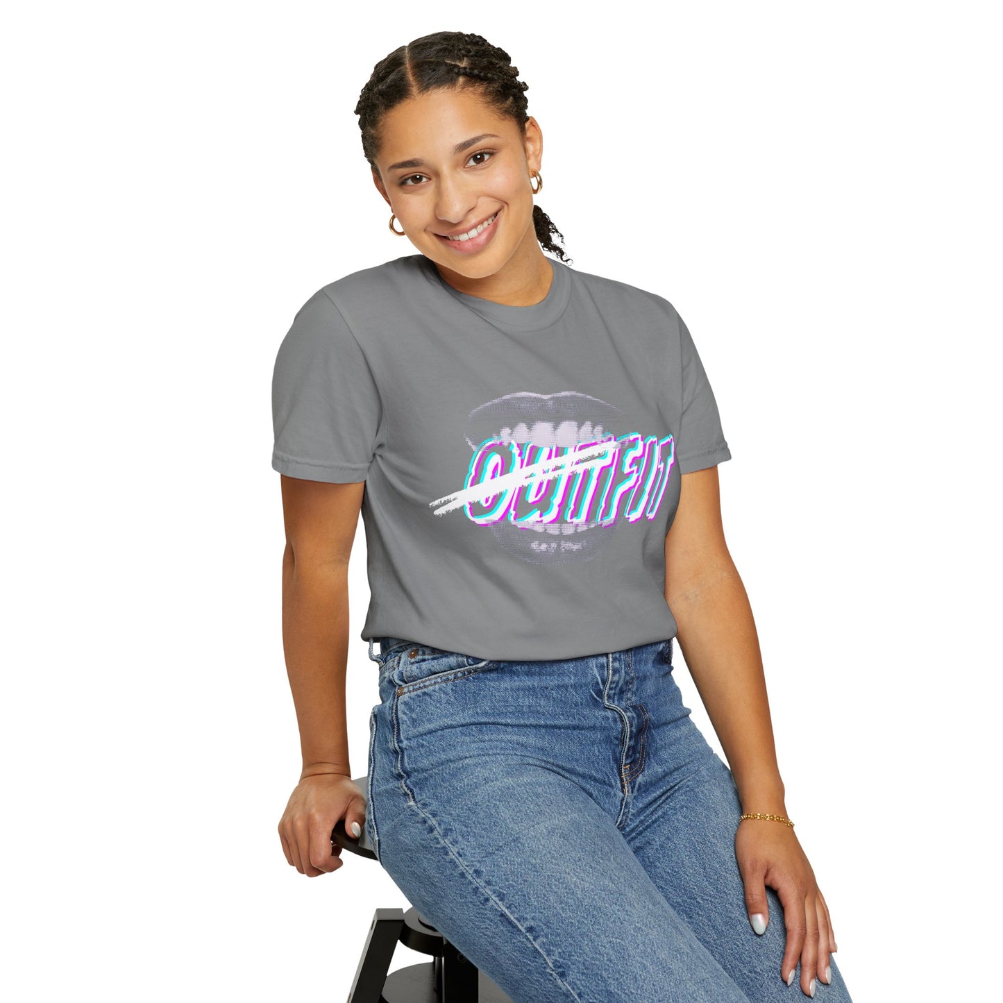 Mouth Fit Glitch Tee - Unisex T-shirt