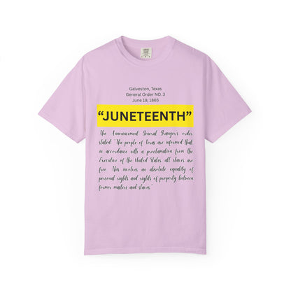 Juneteenth G O 3 Tee - Unisex T-shirt