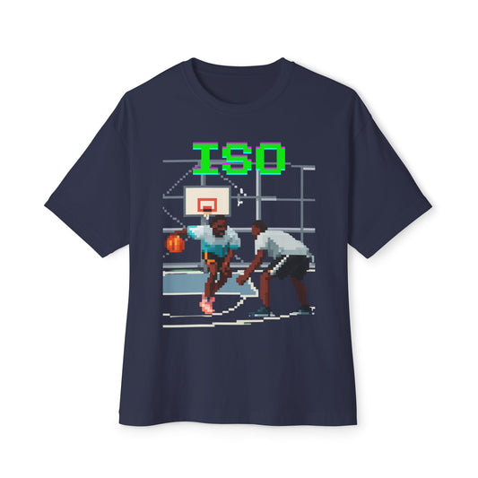 ISO Basketball Tee – Oversized Box Graphic T-Shirt