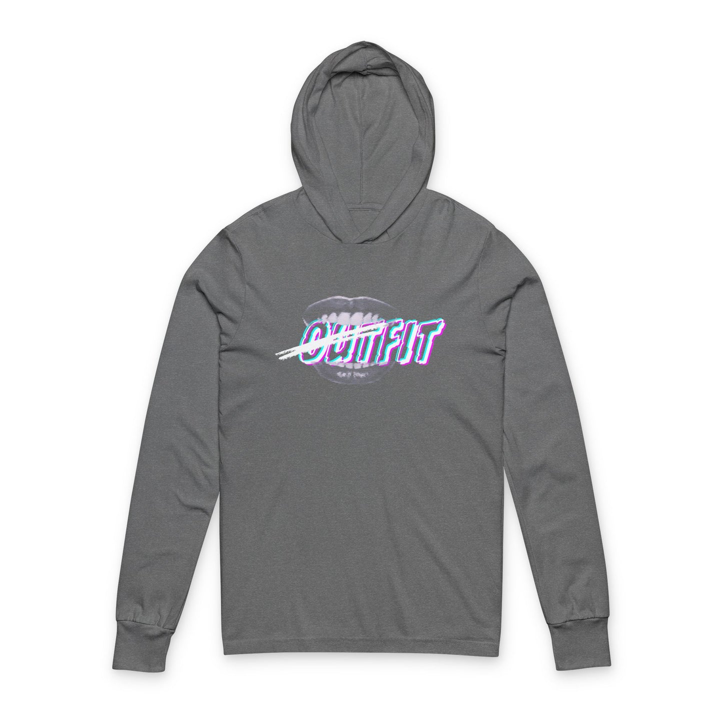 Mouth Fit - Hooded Long Sleeve T-Shirt