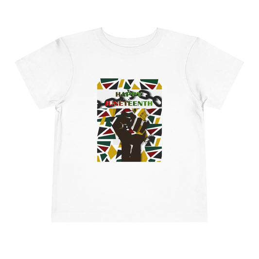 Happy Juneteenth Toddler Tee — Graphic T-Shirt