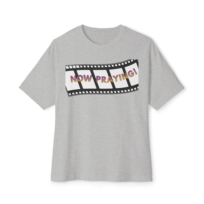 NOW PRAYING Tee – Oversized Box Graphic T-Shirt