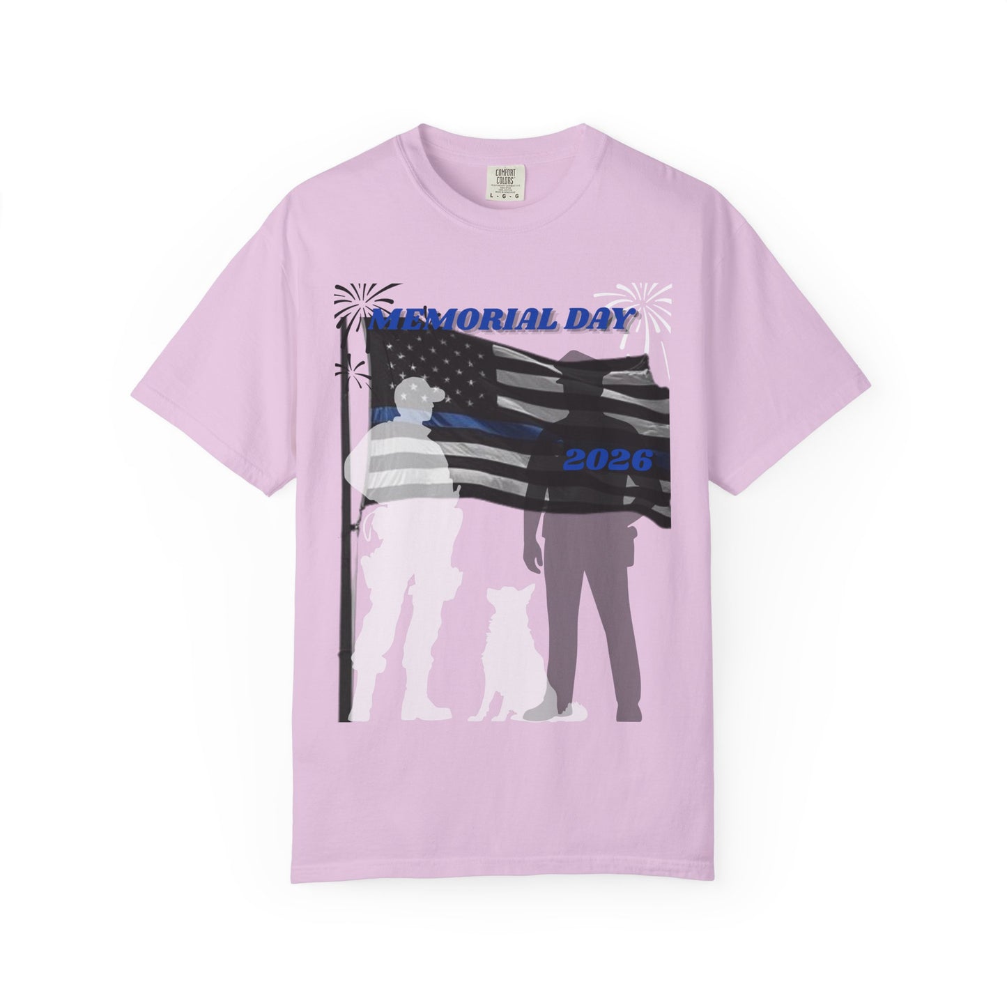 Memorial Day Police 26-Unisex T-shirt