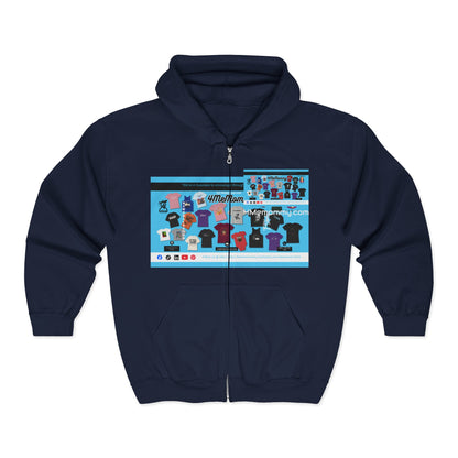 Copy of Personalize It! Gray Business Full - Zip Hoodie