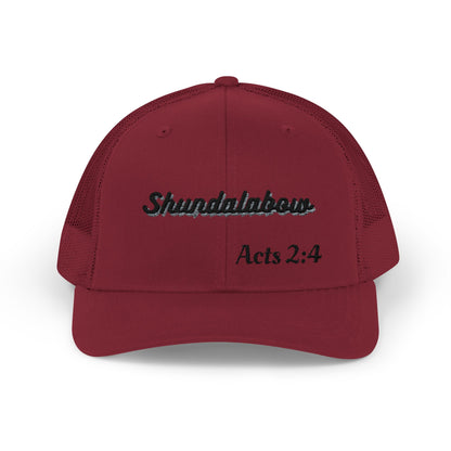 Unisex Acts 2:4 Snapback Trucker Cap - Embroidered