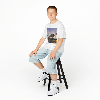 Half Mast Memorial Day Tee — Youth Graphic T-Shirt